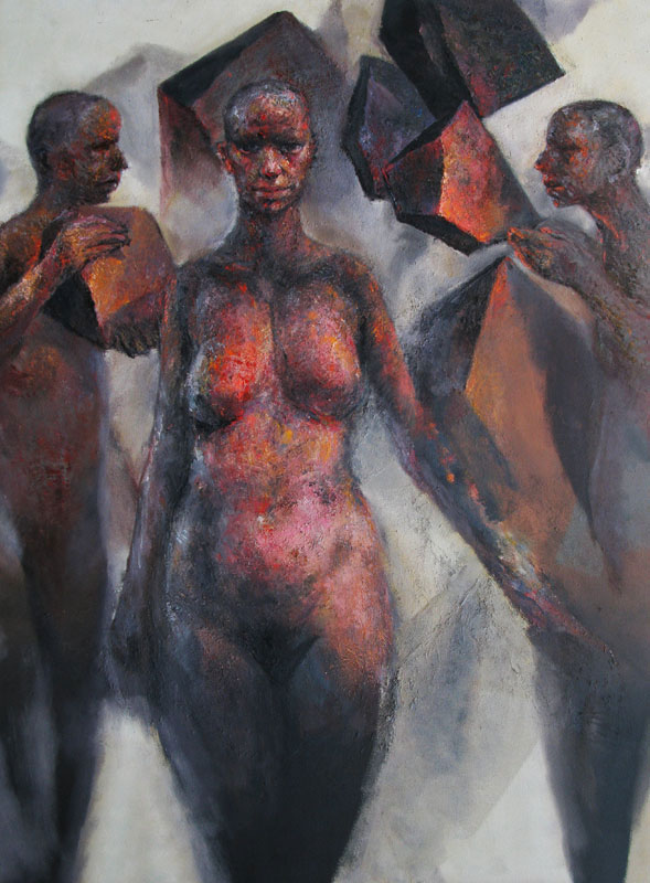 KATABASIS-11, Oil on canvas, 205X197 cm, 2013