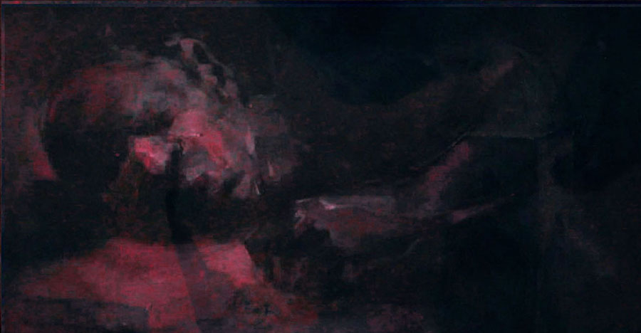 NOCTURNE-7, Oil on canvas, 80X40 cm, 2005, Istanbul